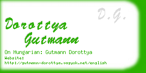 dorottya gutmann business card